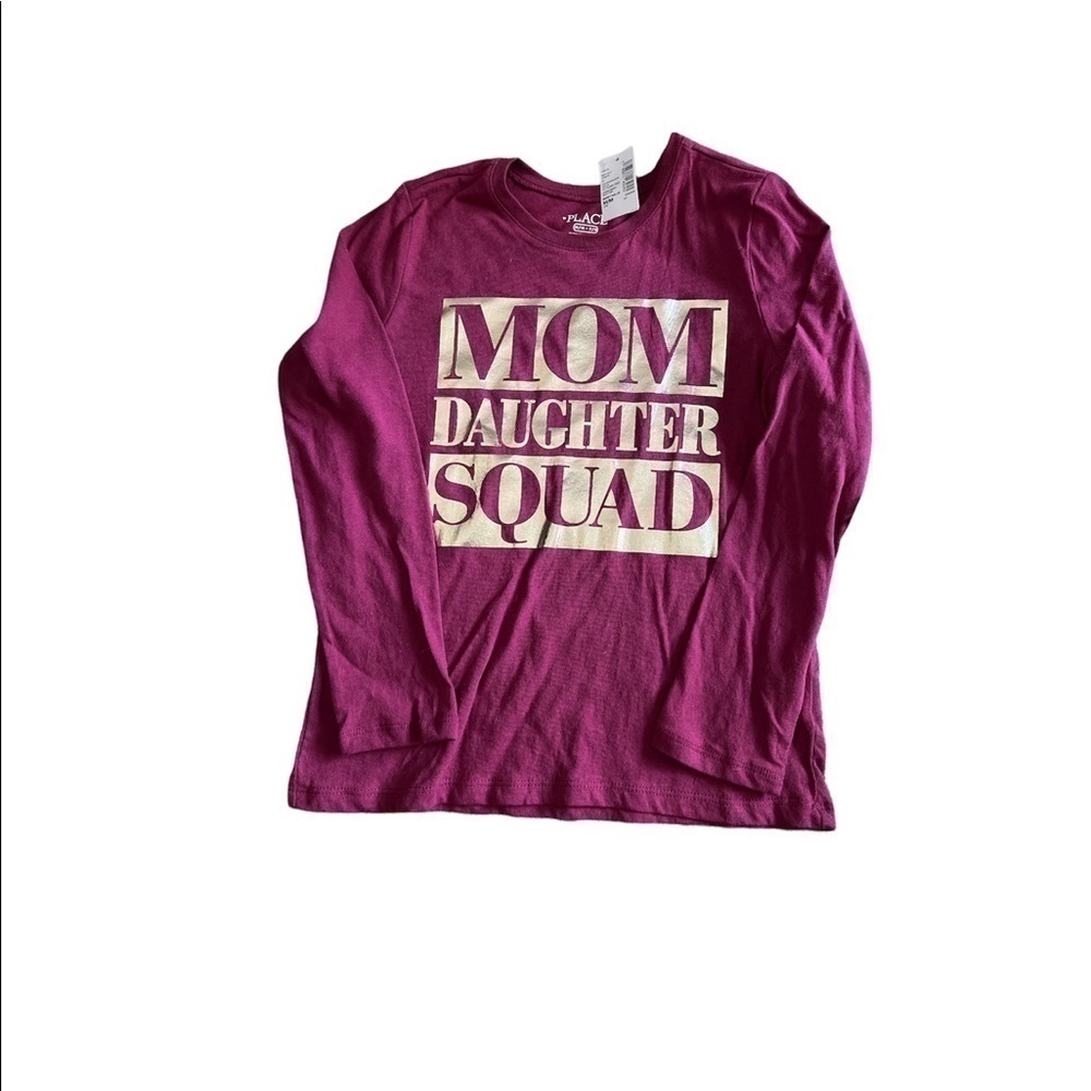 Children’s  Place long sleeve tee. Burgundy. M (7/8). NWT